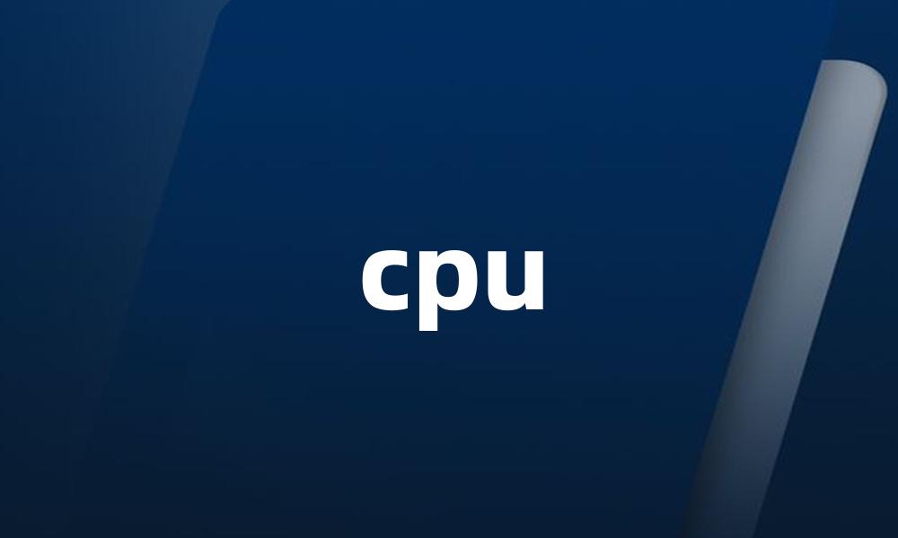 cpu