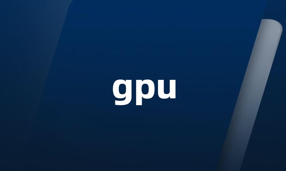 gpu