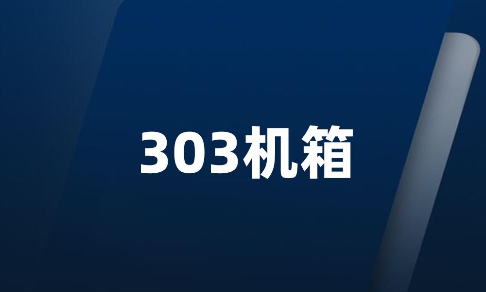 303机箱