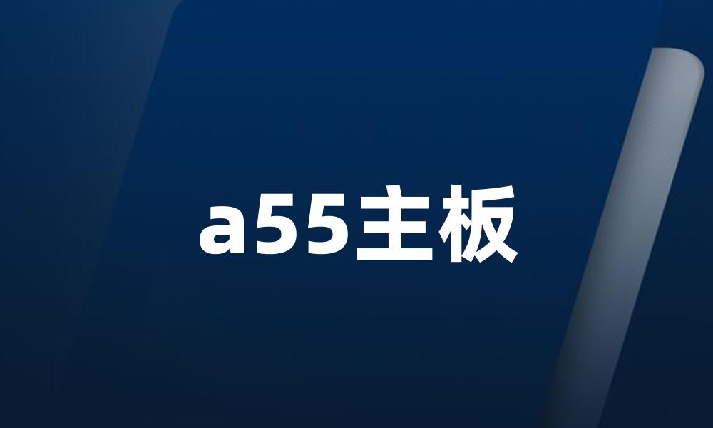 a55主板