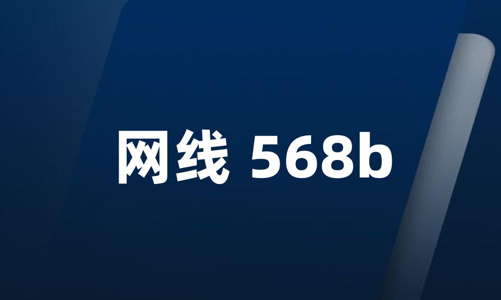 网线 568b