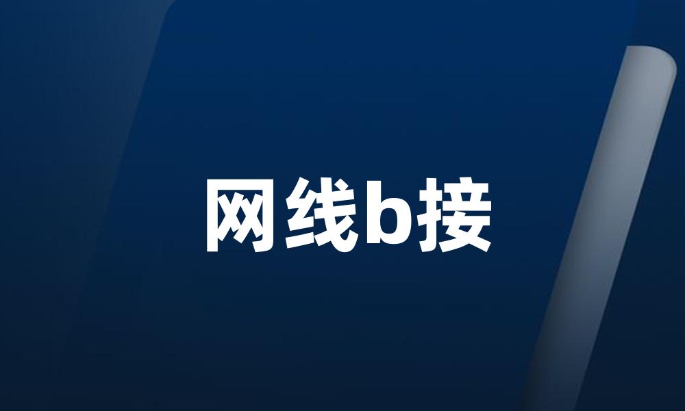 网线b接