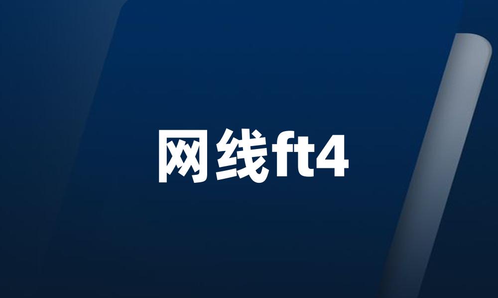 网线ft4