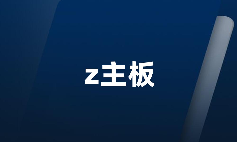 z主板